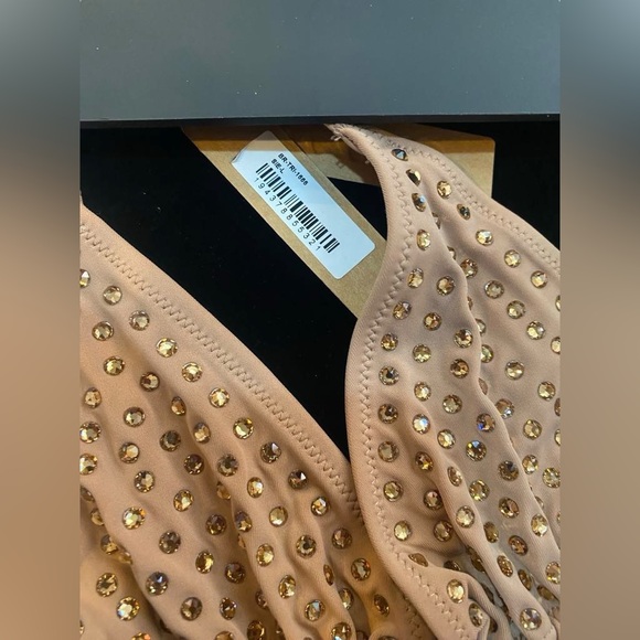 NWT SKIMS diamond encrusted triangle bralette Size L - Picture 2 of 4